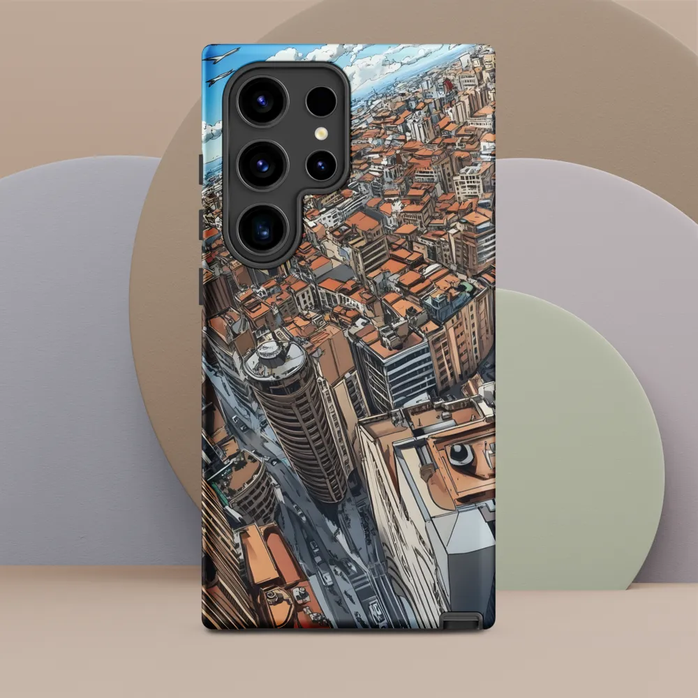 Aerial Symphony of Urban Life