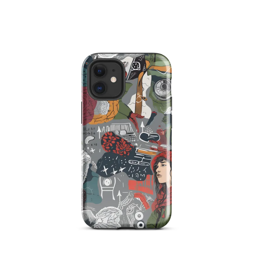 Enigmatic Whispers of Nature | Phone Case |  12 mini | Tough Case | Glossy