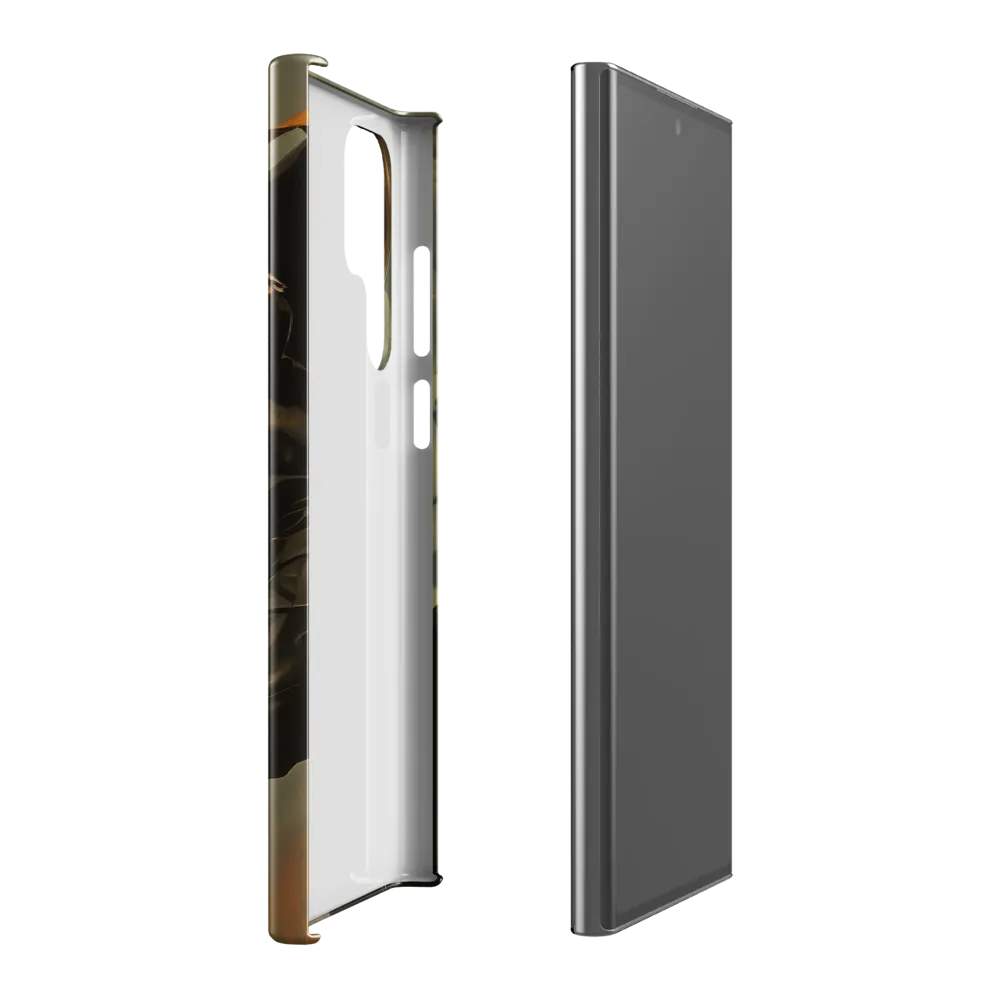 Ethereal Explorer: The Enigmatic Astronaut | Phone Case |  S22 Ultra | Snap Case | Glossy