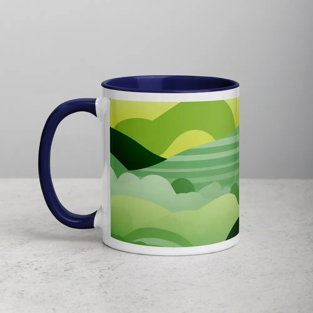 Tranquility in Green Waves