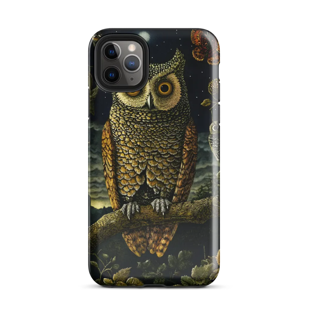 Mystical Night: The Guardian Owl | Phone Case |  11 Pro Max | Tough Case | Glossy