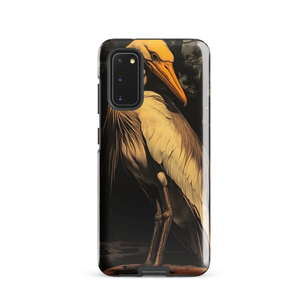 Majestic Egret in Twilight