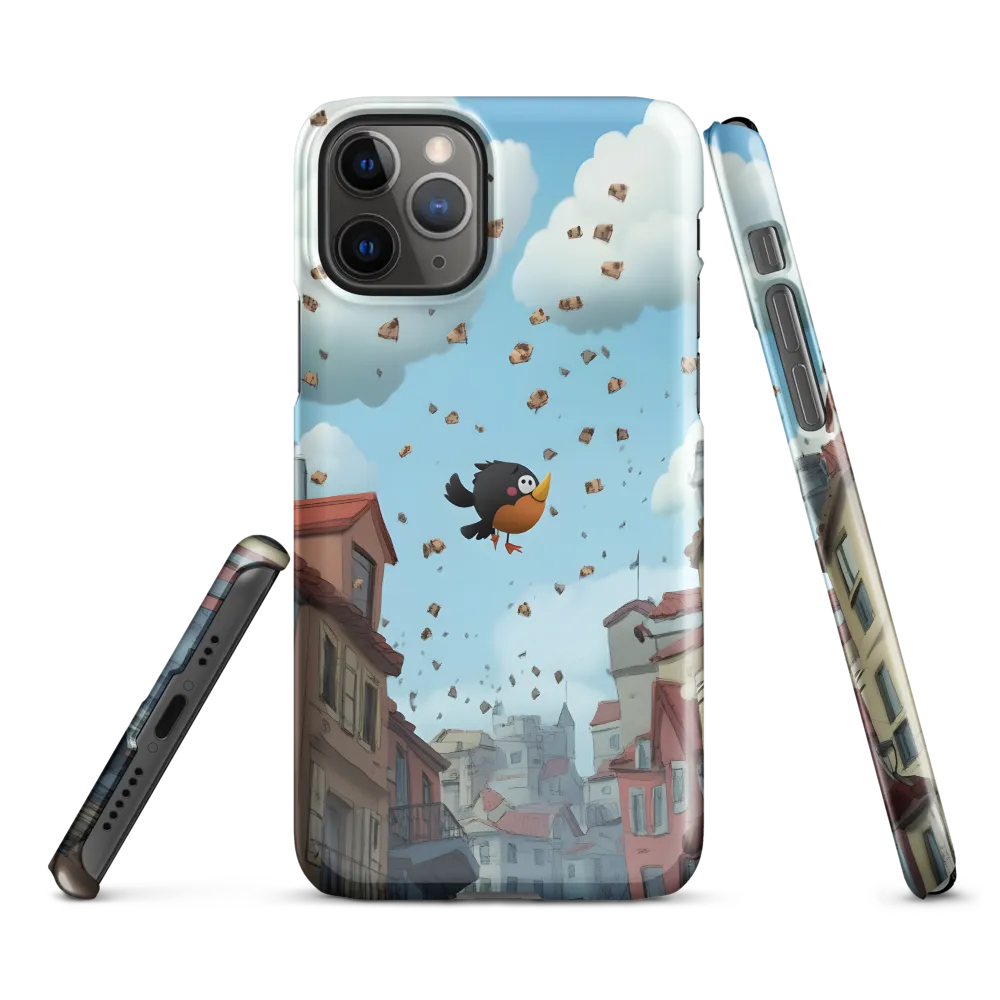 A Whimsical Flight Through Bread and Sky