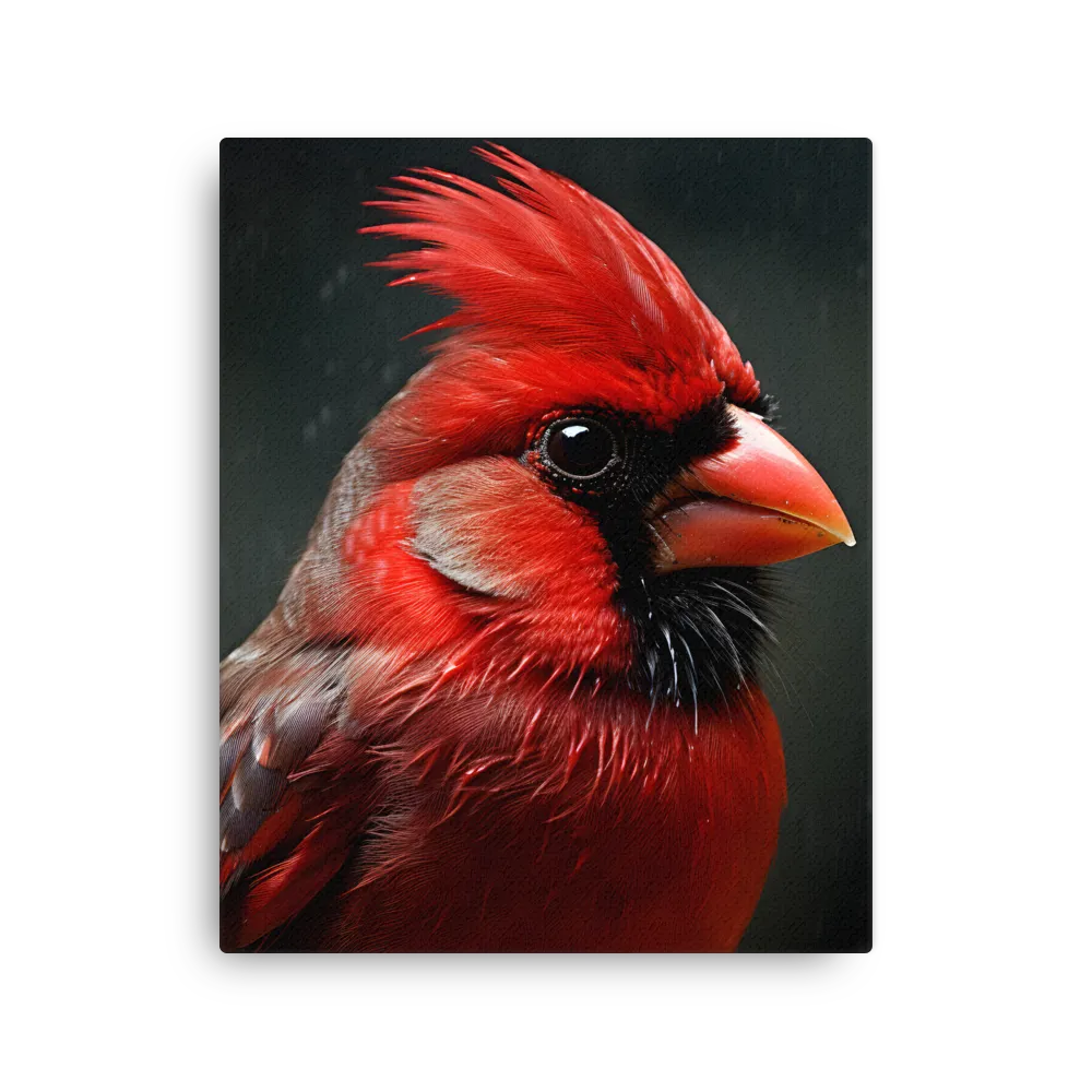 The Bold Cardinal | Thin Canvas | 16″×20″