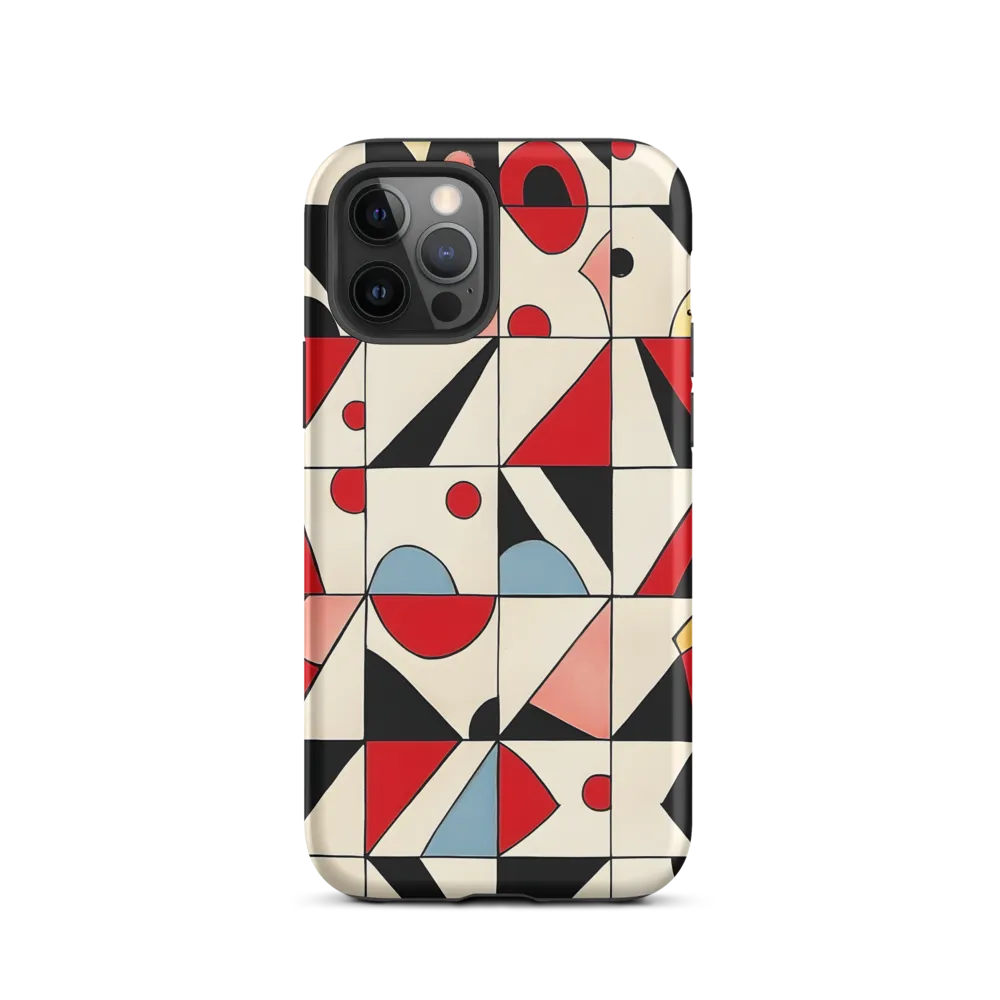 Dynamic Geometric Harmony | Phone Case |  12 Pro | Tough Case | Matte