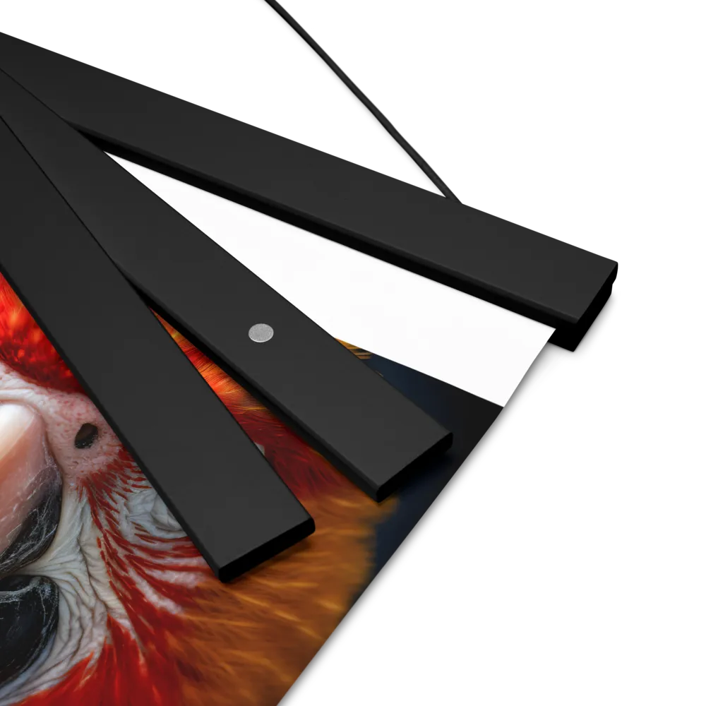 The Fiery Gaze of the Parrot