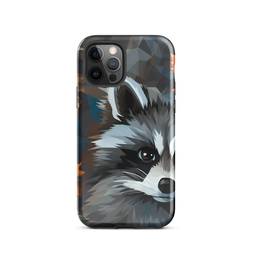Whispers of Autumn: The Raccoon's Gaze