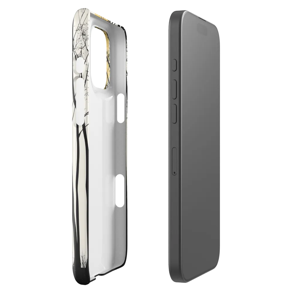Silhouetted Serenity | Phone Case |  16 Pro Max | Snap Case | Glossy