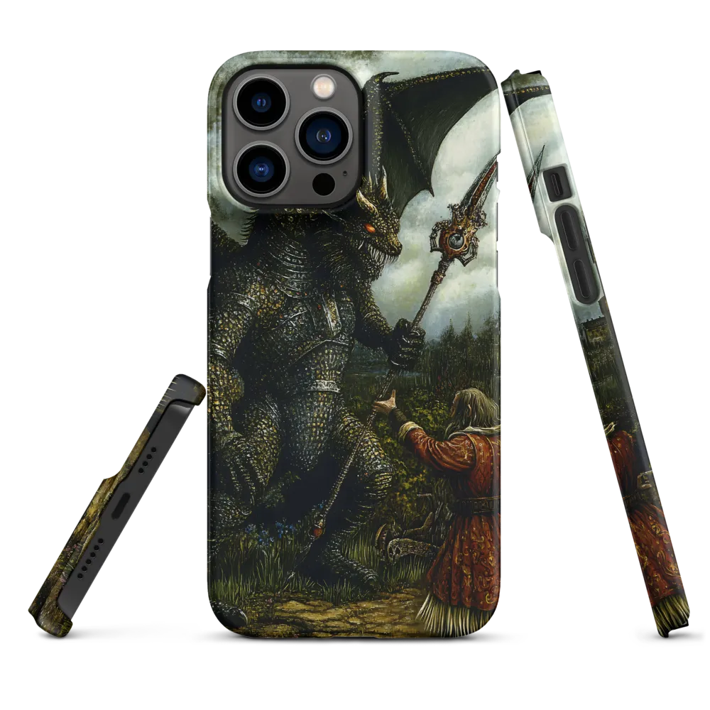 The Confrontation: Dragon vs. Wizard | Phone Case |  13 Pro Max | Snap Case | Matte