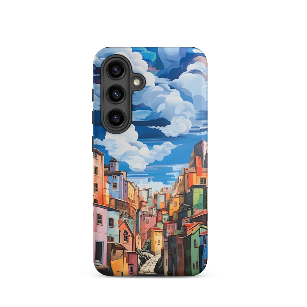 Whimsical Heights: A Vibrant Cityscape | Phone Case |  S24 | Tough Case | Matte