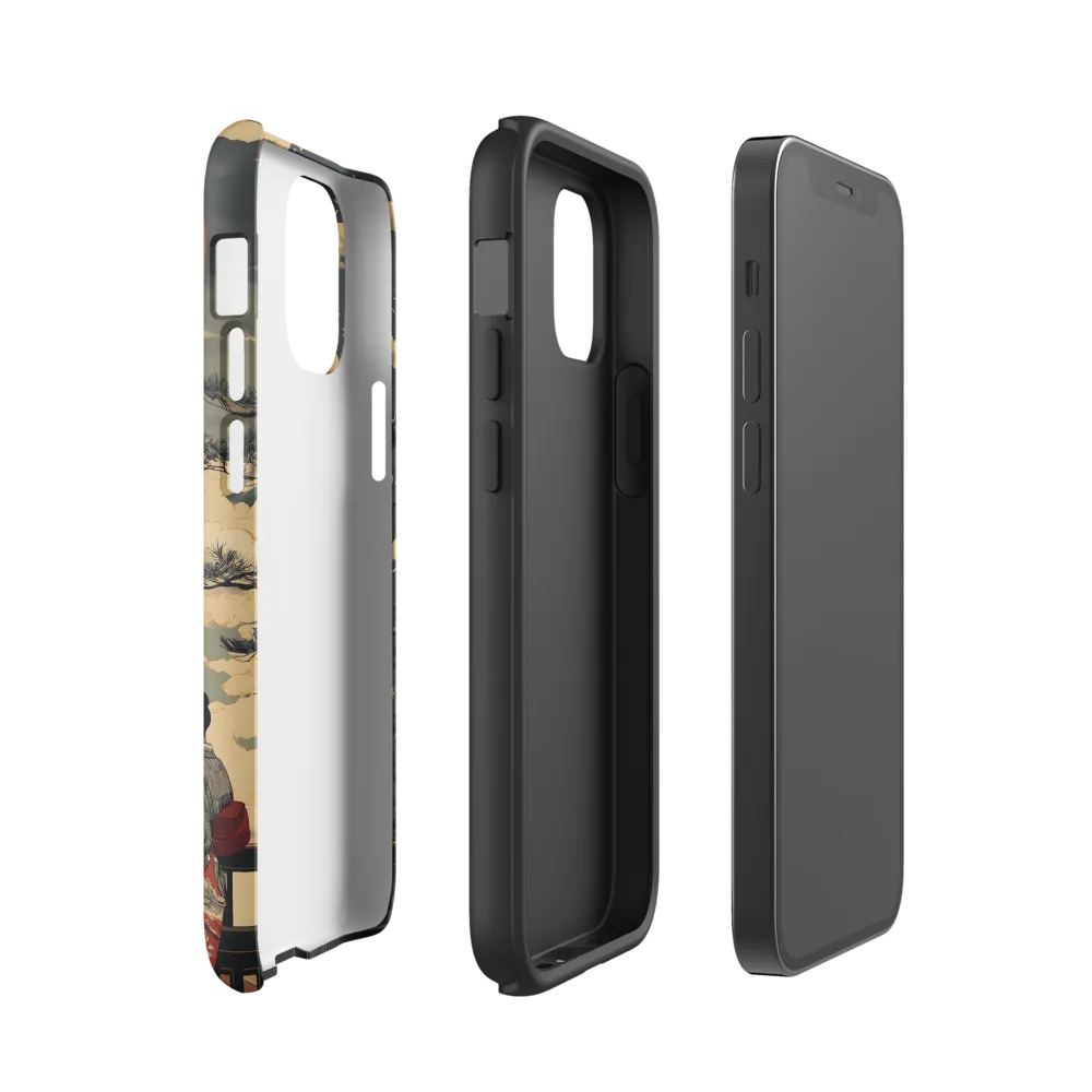 Under the Embrace of the Moon | Phone Case |  12 mini | Tough Case | Matte