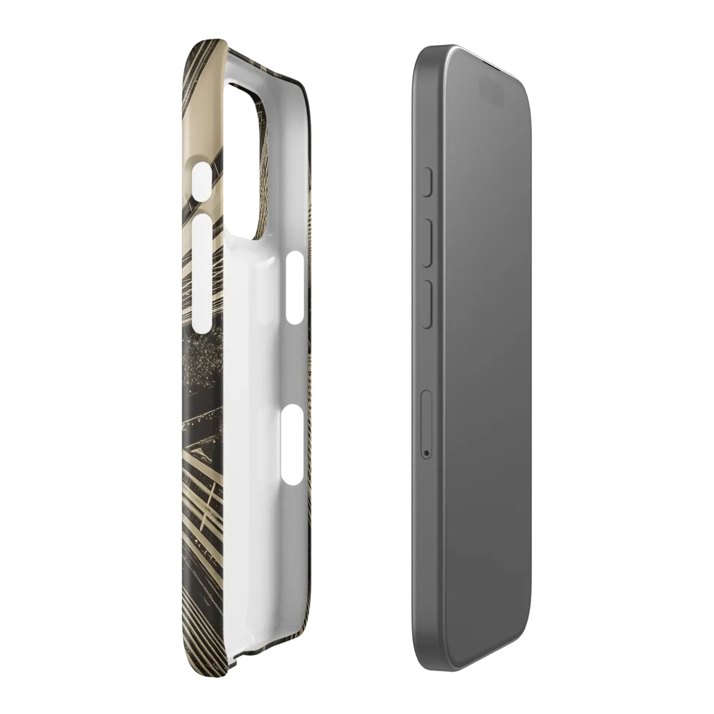 Urban Symphony: Aerial Perspective of City Life | Phone Case |  16 Pro | Snap Case | Glossy