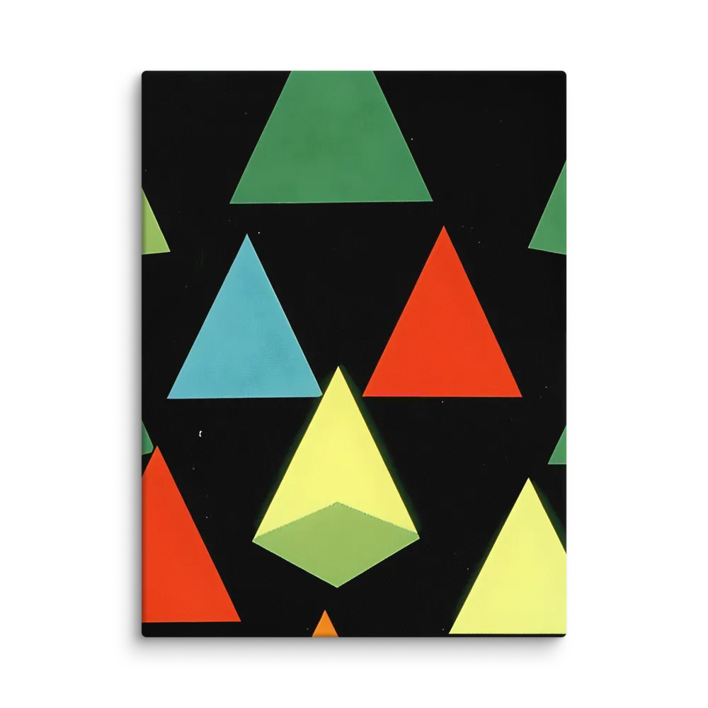 Geometric Harmony in Color | Canvas | 24″×32″