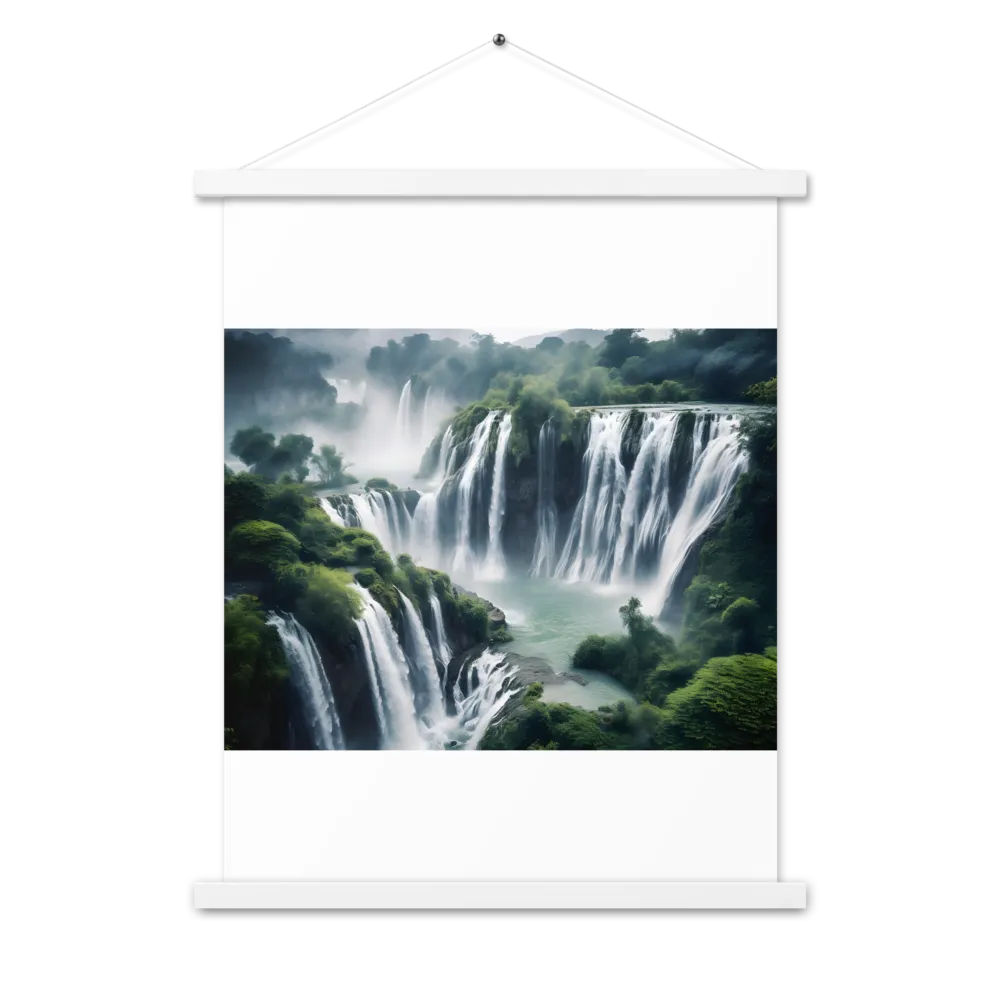 Whispers of the Cascades | Poster With White Wood Hanger | 18″×24″