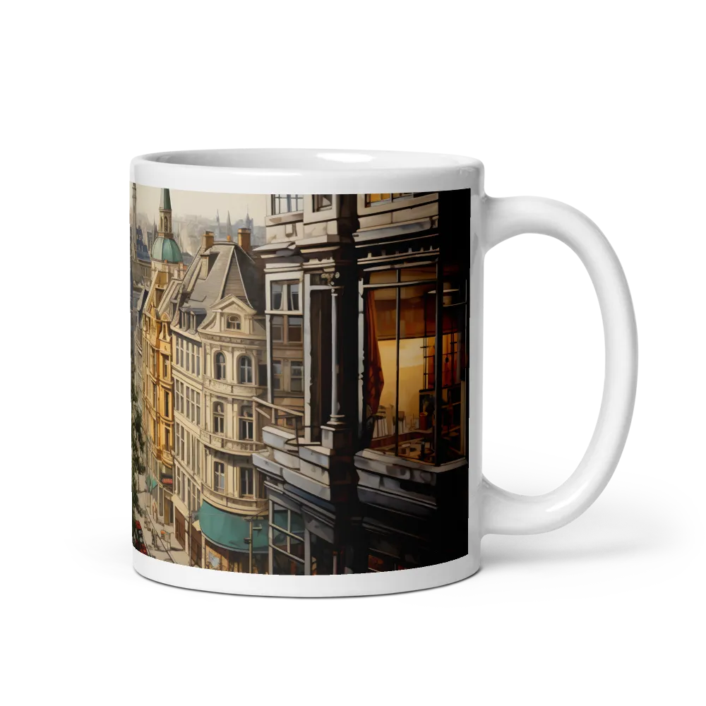 Urban Harmony: A View from Within | Mug with White inside | 11 oz