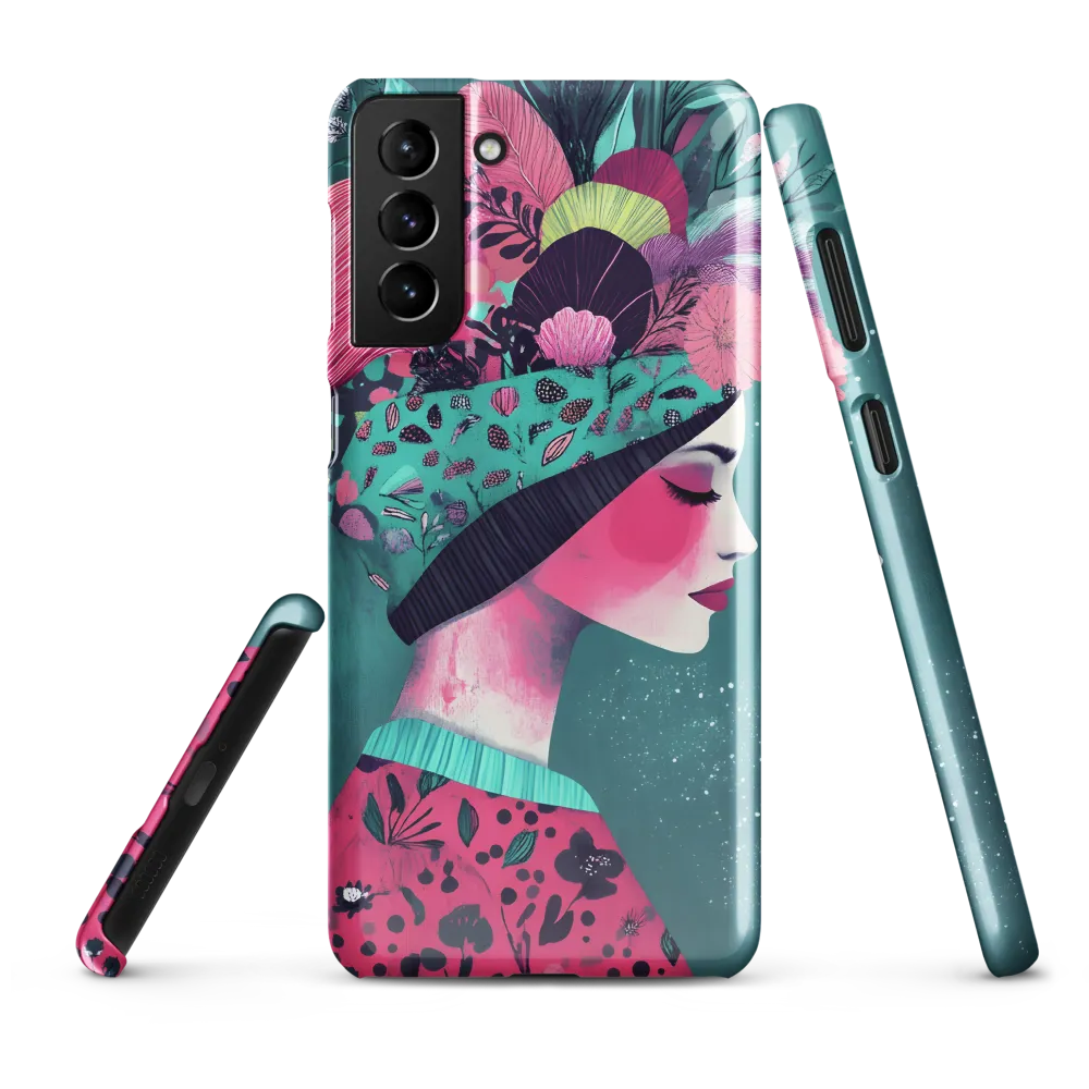Whimsical Floral Portrait