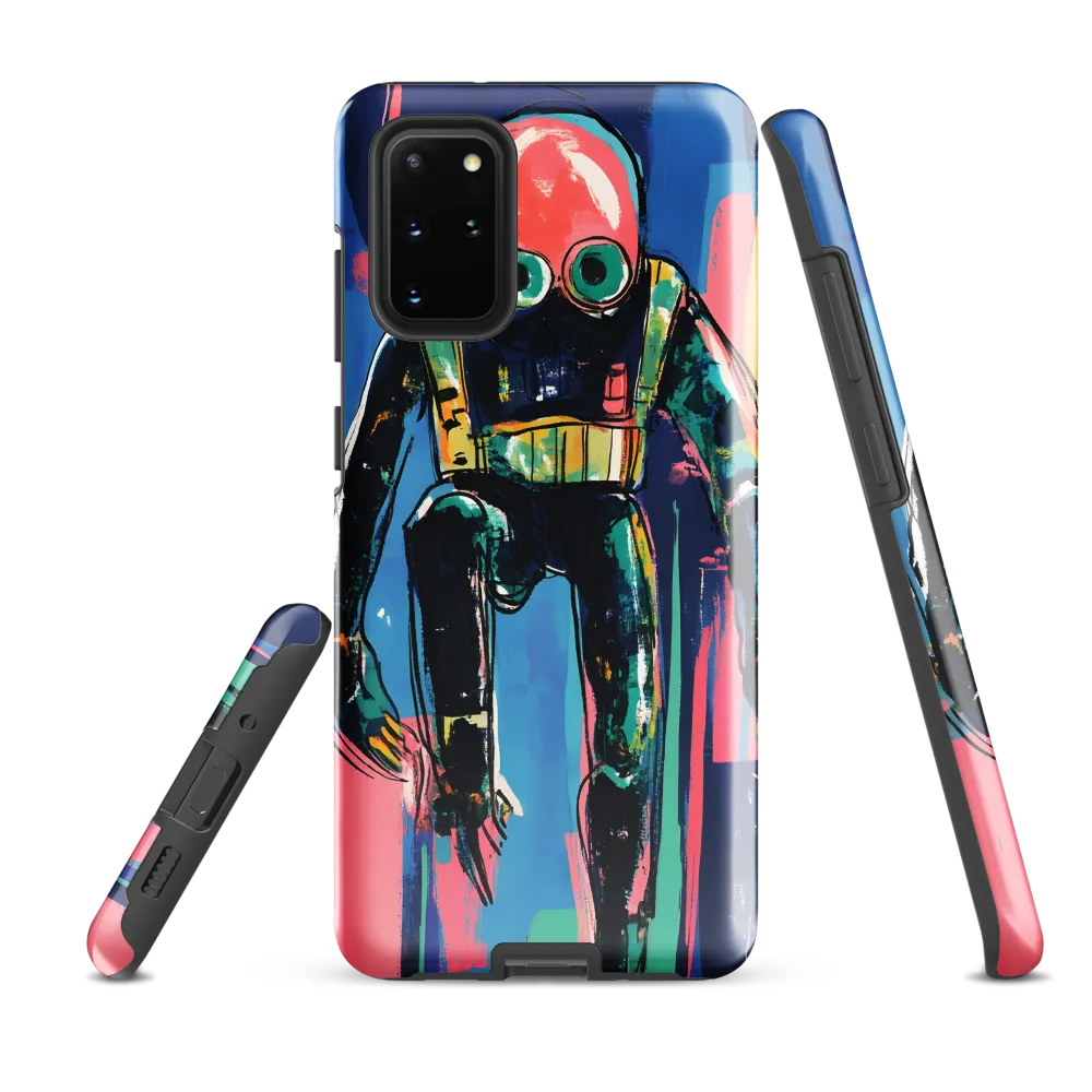 Diver in Vibrant Motion