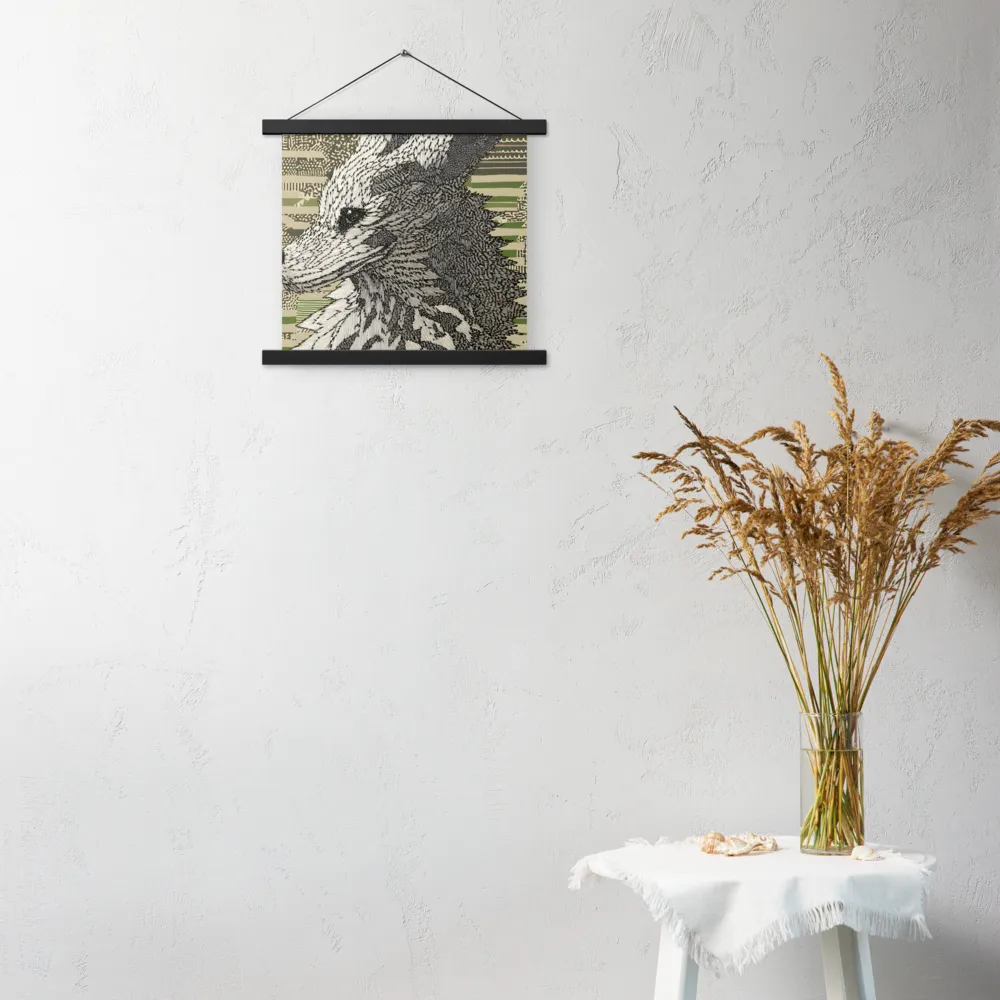 Reflections of the Forest | Poster With Black Wood Hanger | 14″×14″