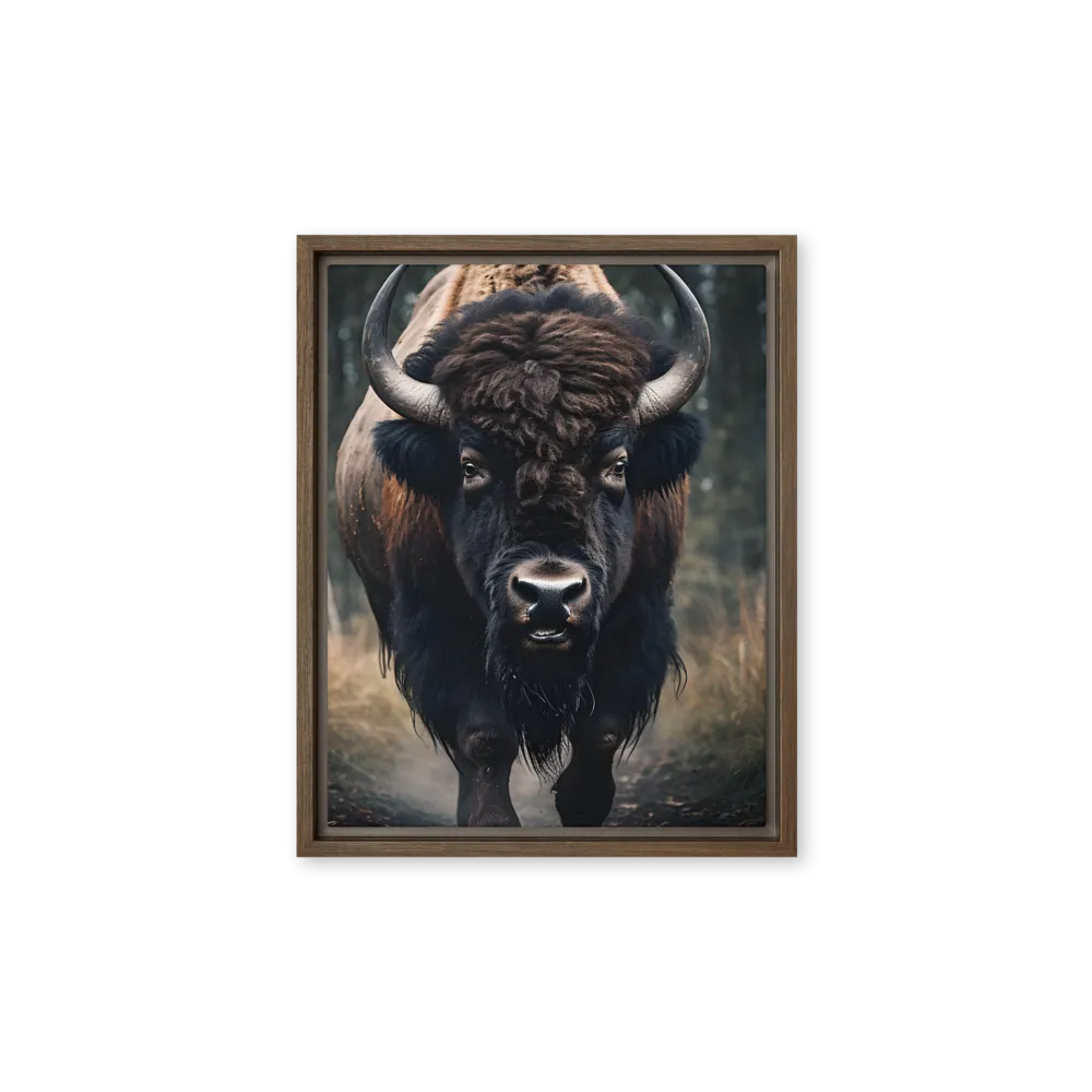 Majesty in the Wilderness | Canvas with Brown Frame | 11″×14″