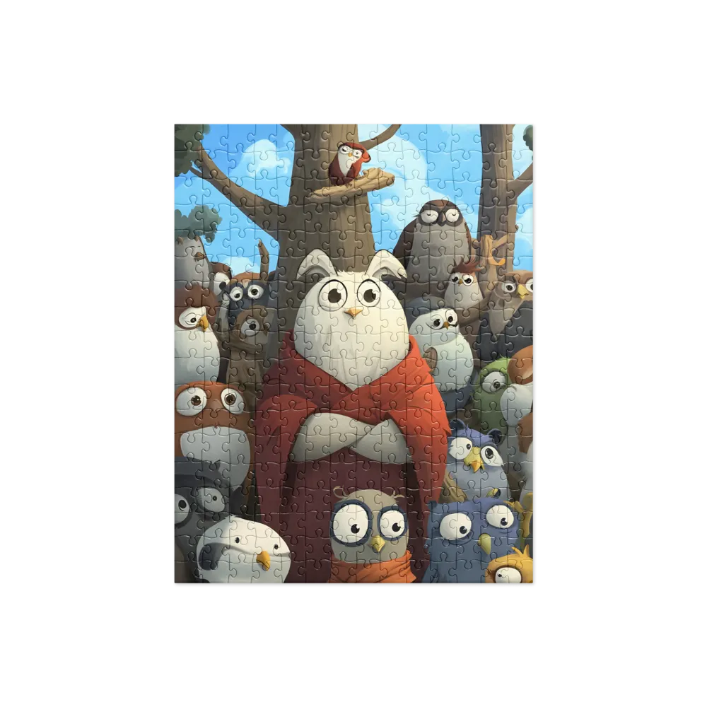 The Gathering of Owls | Jigsaw Puzzle | 252/520 pieces