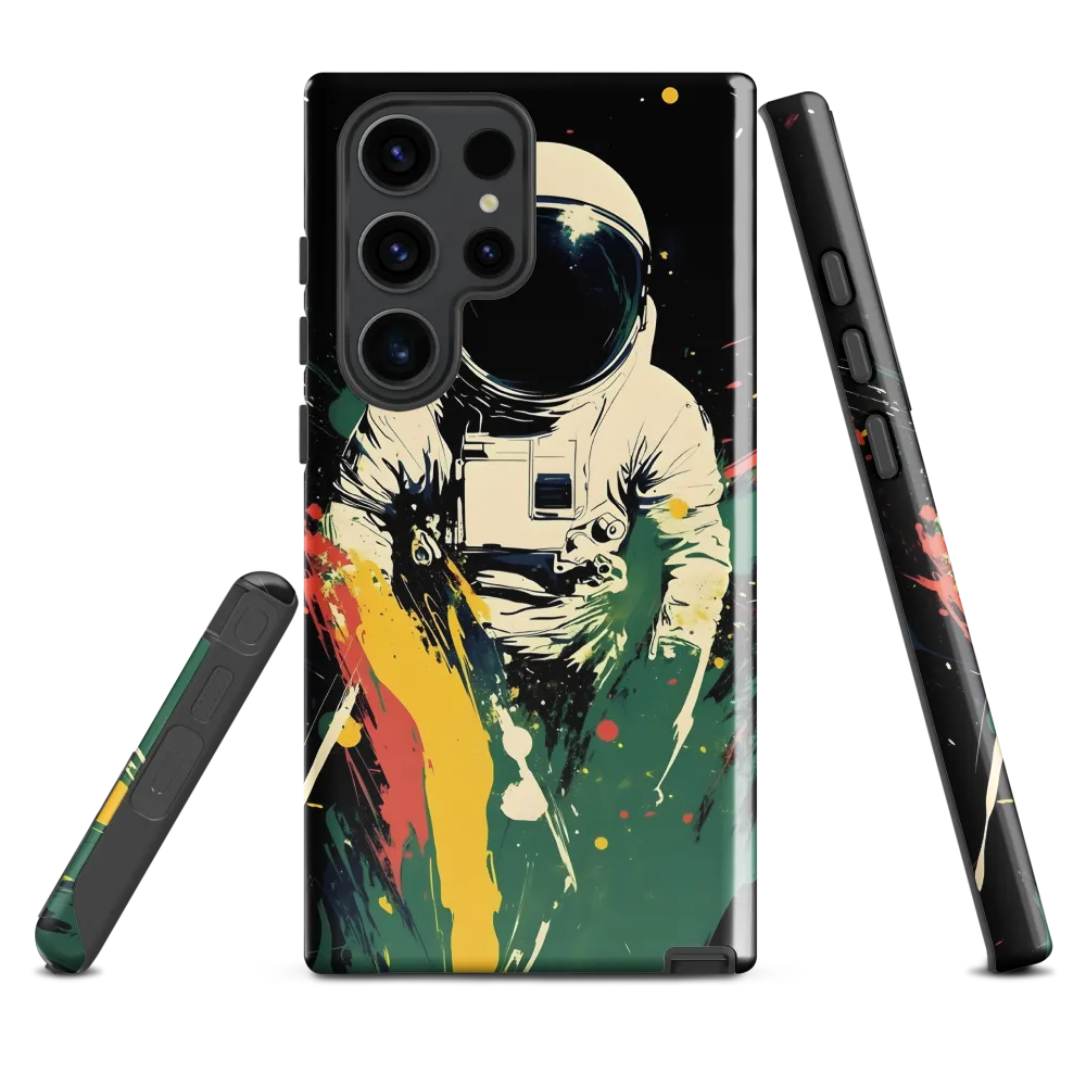 Cosmic Splash: The Astronaut's Journey