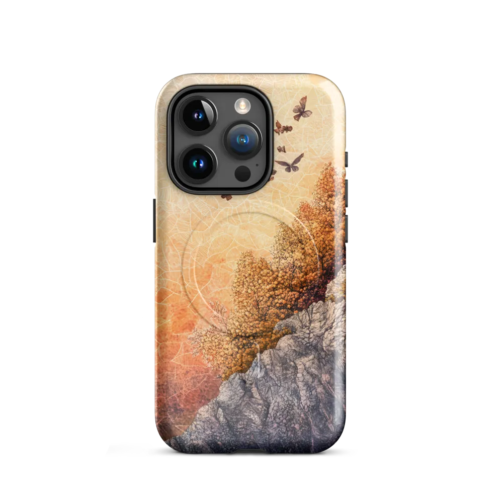 Fluttering Dreams of Serenity | Phone Case |  15 Pro | MagSafe® Tough Case | Glossy