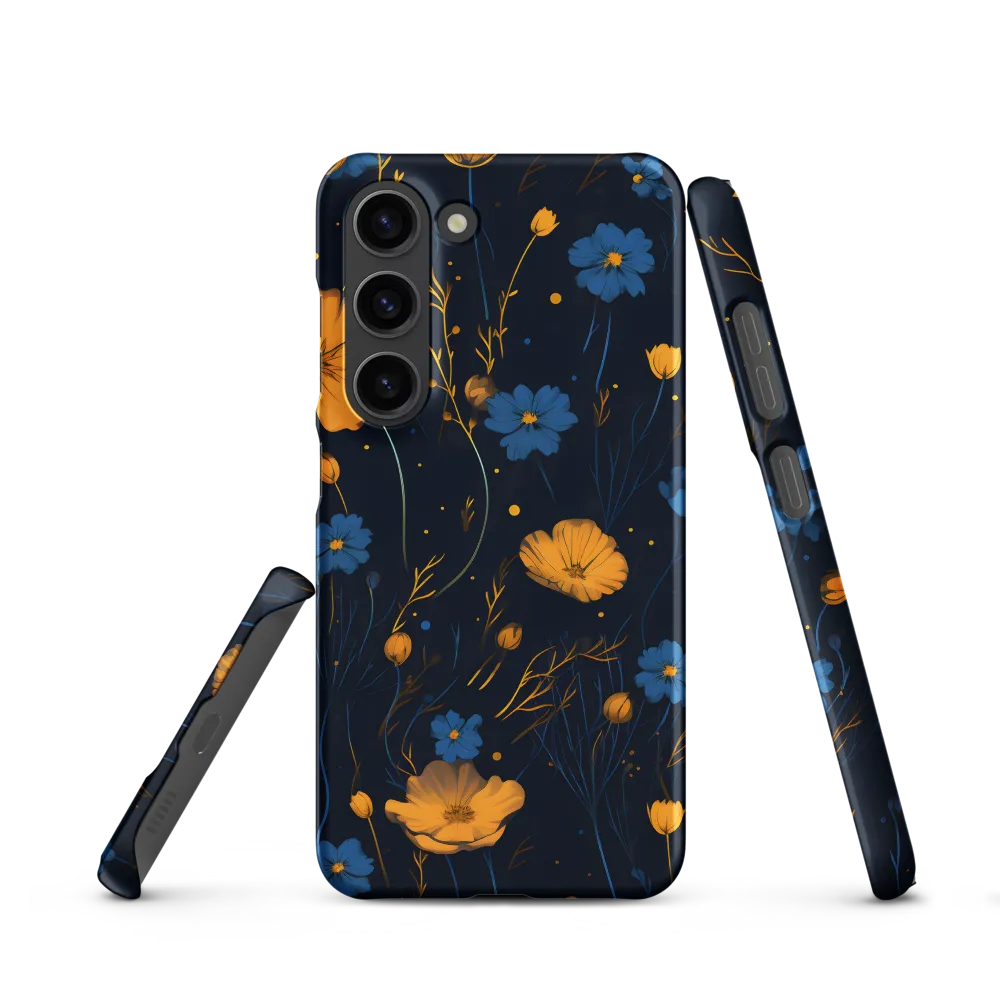 Nocturnal Blossoms | Phone Case |  S23 | Snap Case | Matte
