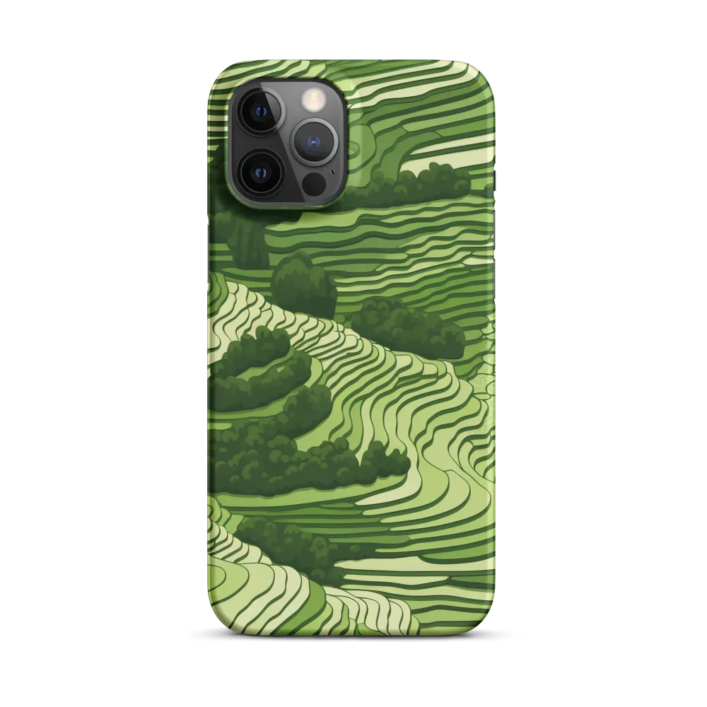 Waves of Green: An Abstract Landscape