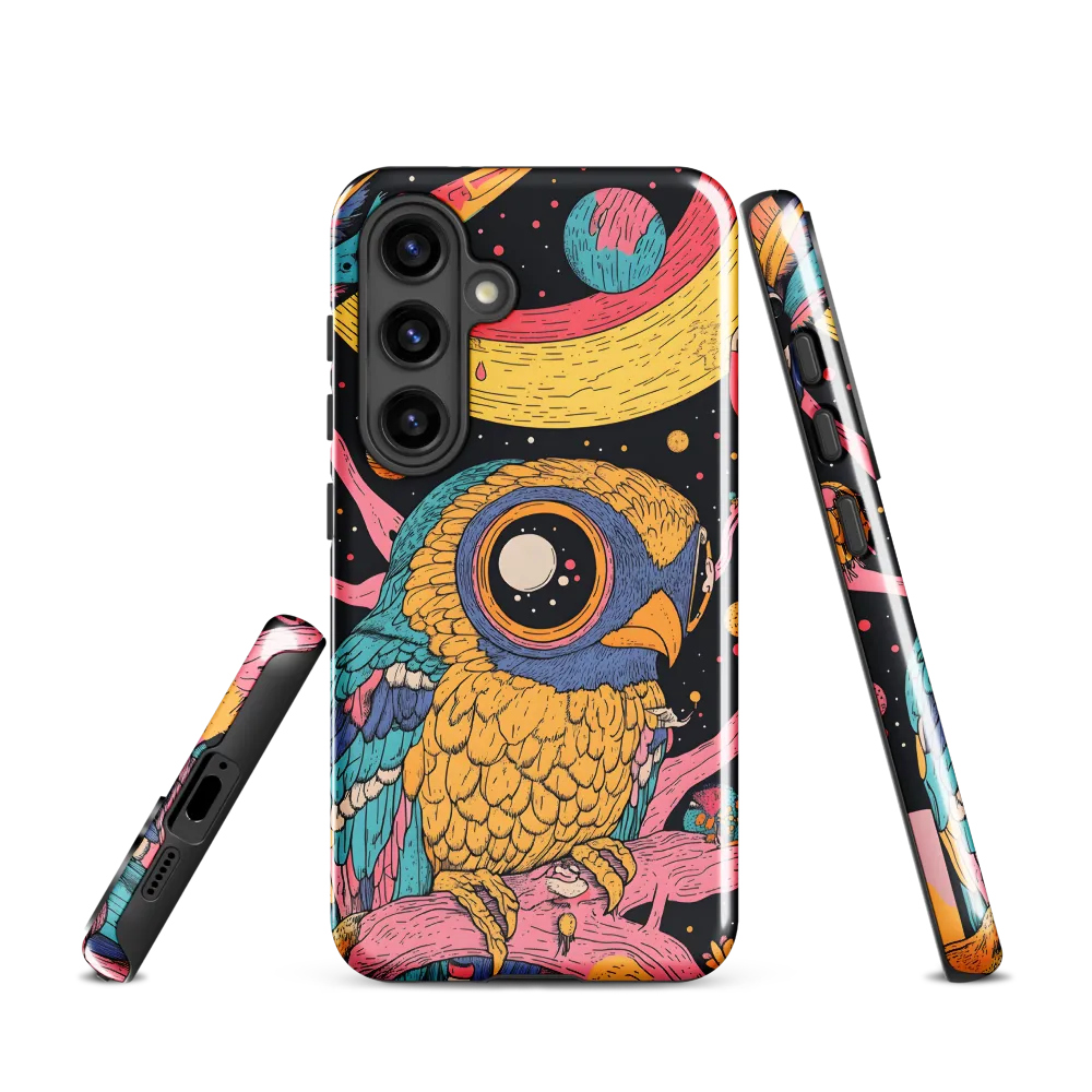 Whimsical Cosmic Owl