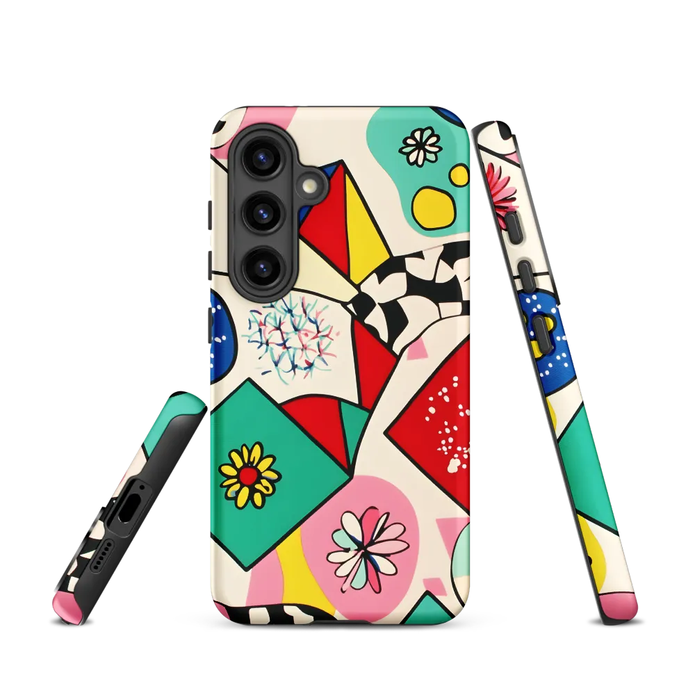 Joyful Geometry: A Playful Dance of Shapes and Colors