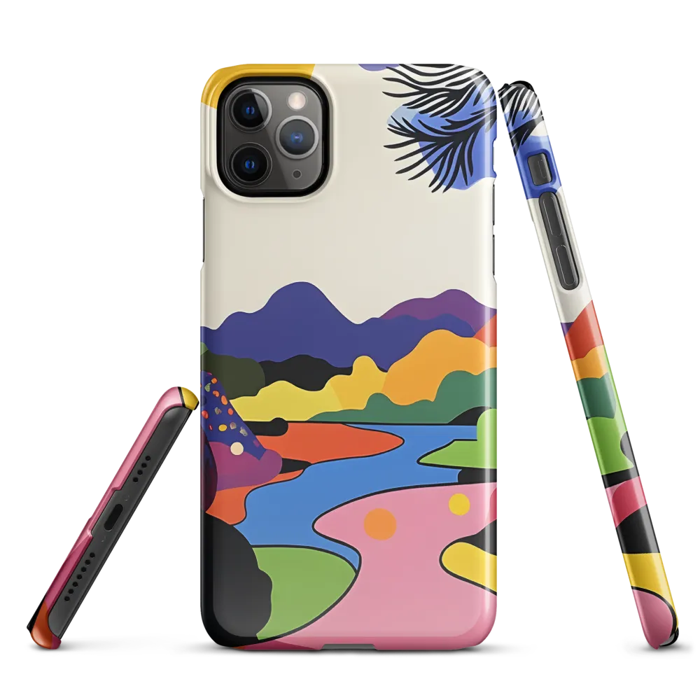 Whimsical Landscape in Color | Phone Case |  11 Pro Max | Snap Case | Glossy