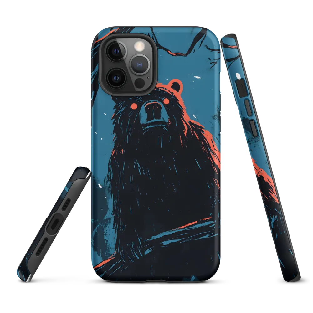 Eerie Majesty: A Bear in the Night