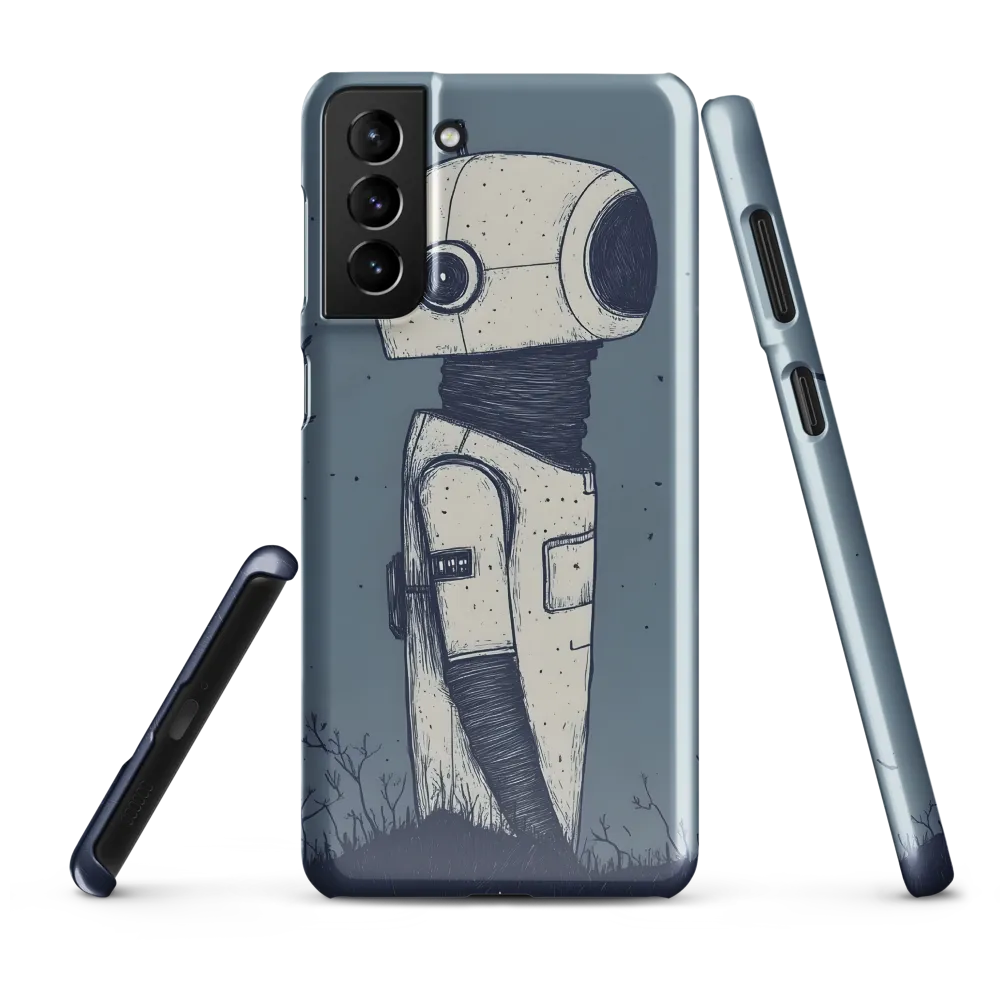 Contemplative Robot in a Barren Landscape