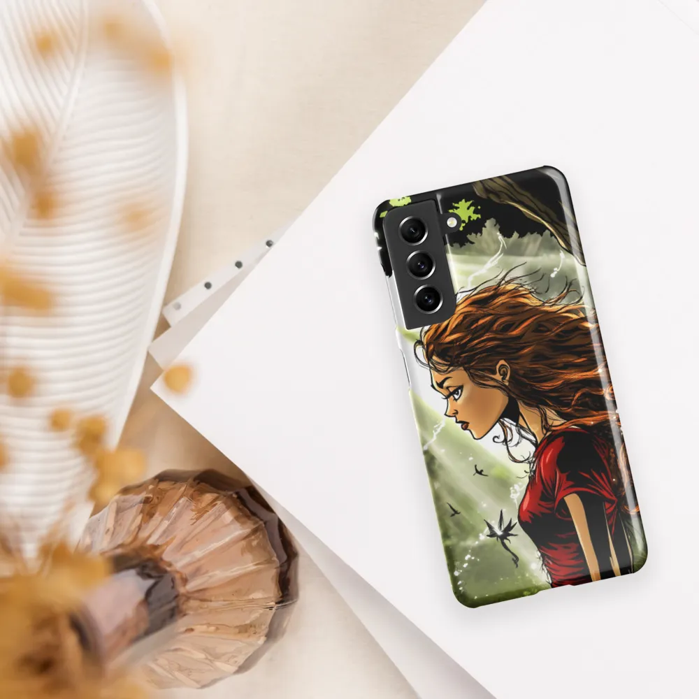 Whispers of Enchantment | Phone Case |  S21 | Snap Case | Glossy