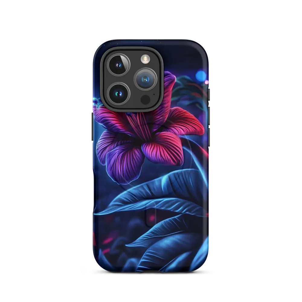 Illuminated Serenity: The Surreal Blossom