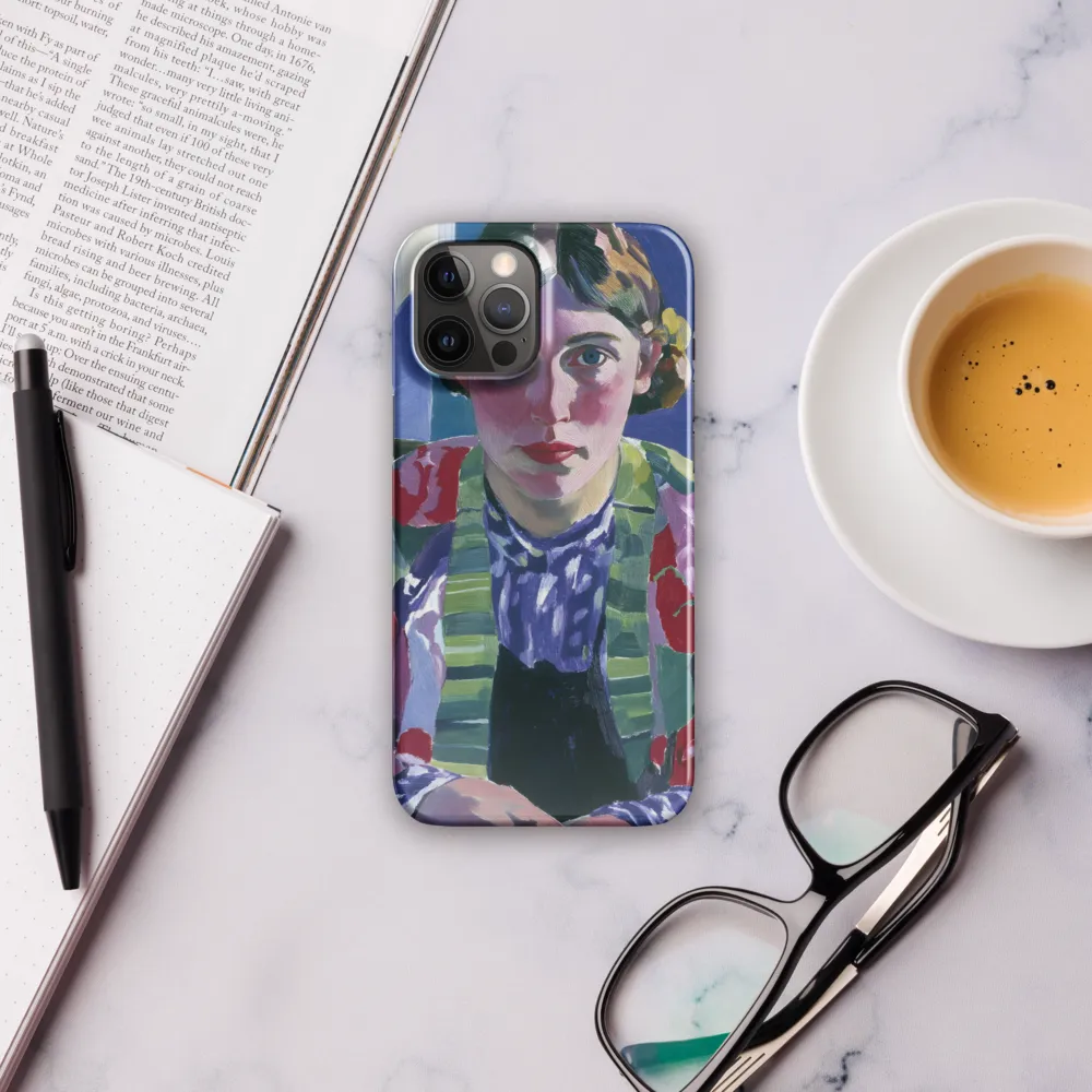 Vibrant Gaze: A Modernist Portrait