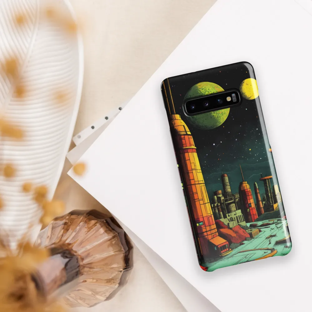 Cosmic Cityscape | Phone Case |  S10 Plus | Snap Case | Glossy