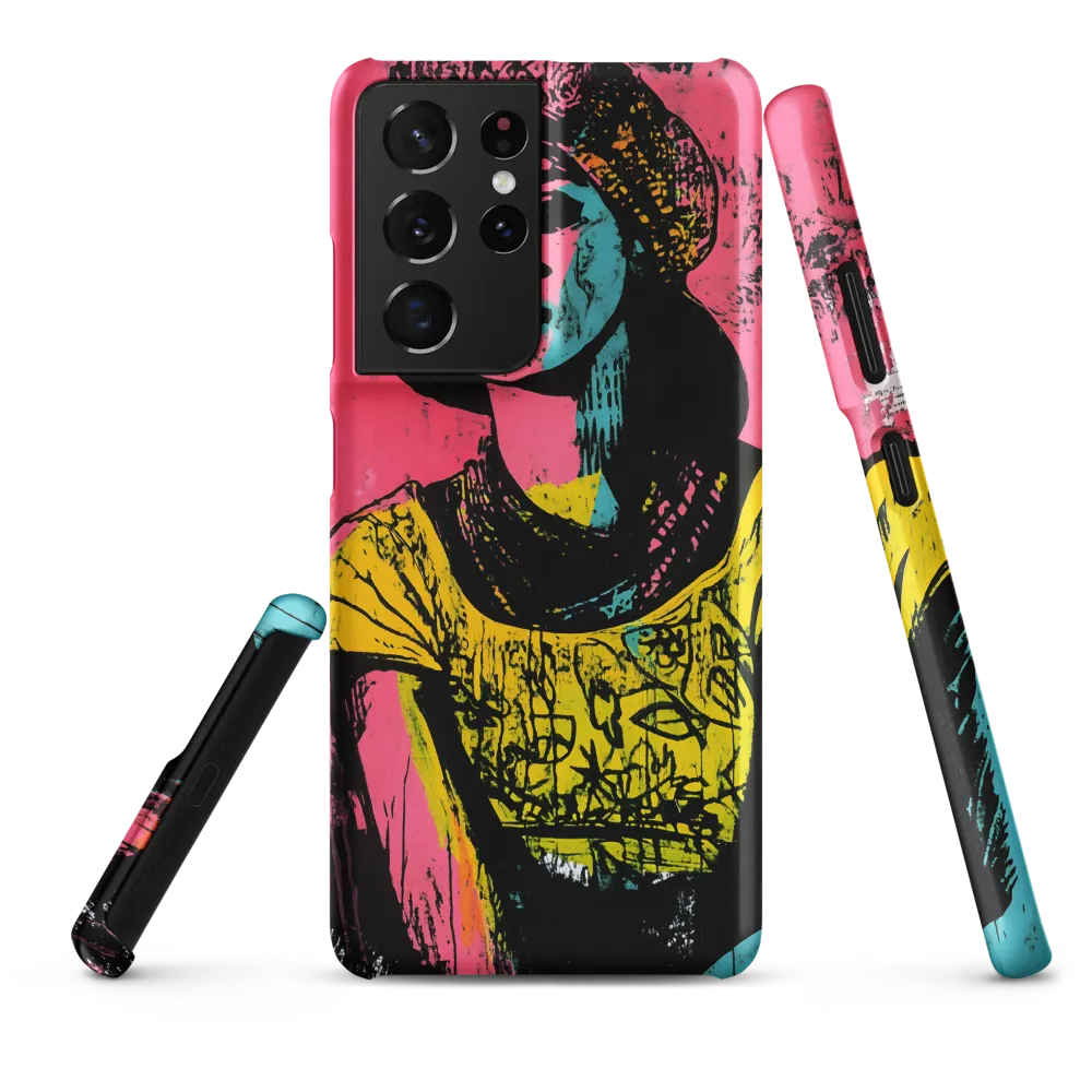 Urban Elegance: A Graffiti Portrait