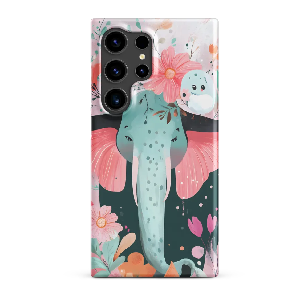 Whimsical Elephant in Bloom