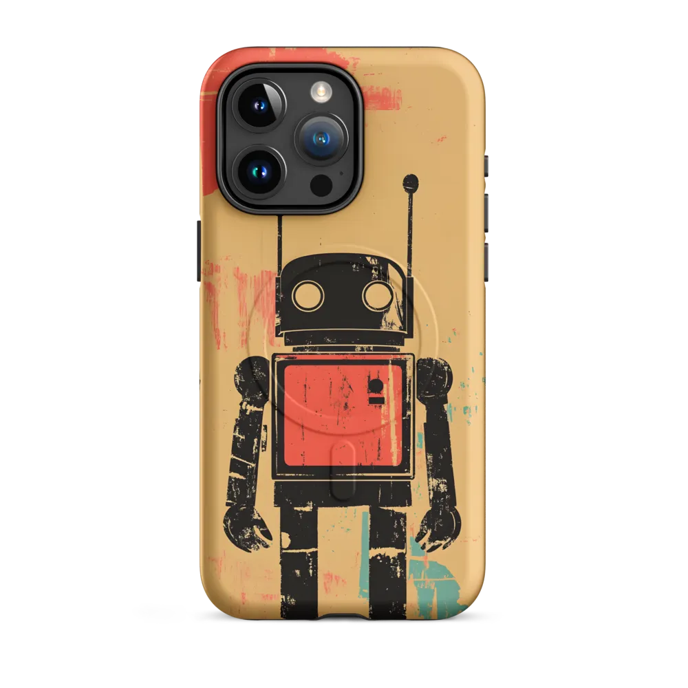 The Retro Robot | Phone Case |  15 Pro Max | MagSafe® Tough Case | Matte