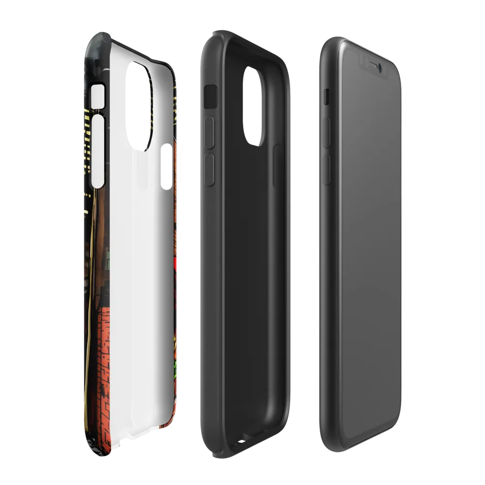 Nocturnal Cityscape: The Hidden Alley | Phone Case |  11 | Tough Case | Glossy