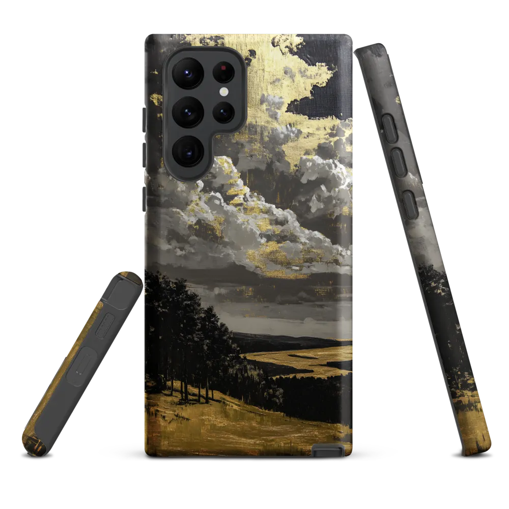 Golden Serenity in a Dramatic Sky | Phone Case |  S22 Ultra | Tough Case | Matte