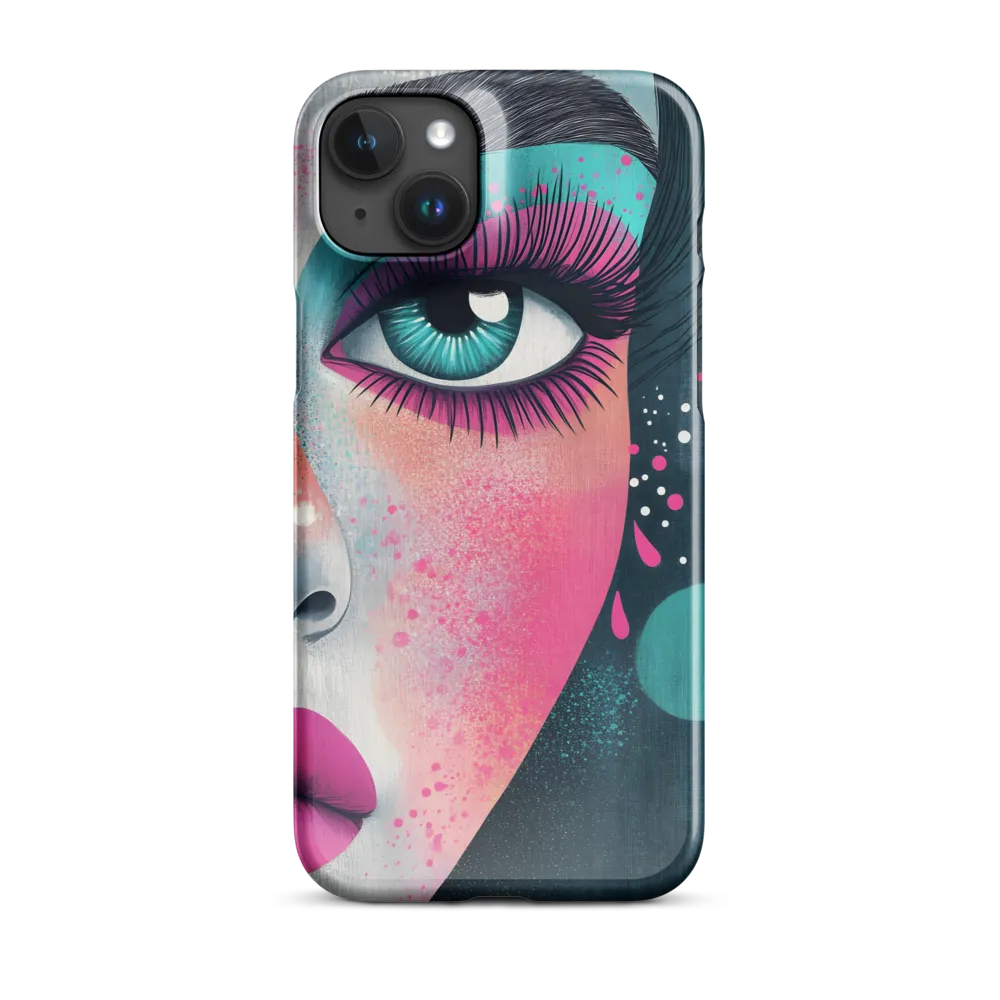 Vibrant Gaze | Phone Case |  15 Plus | Snap Case | Glossy