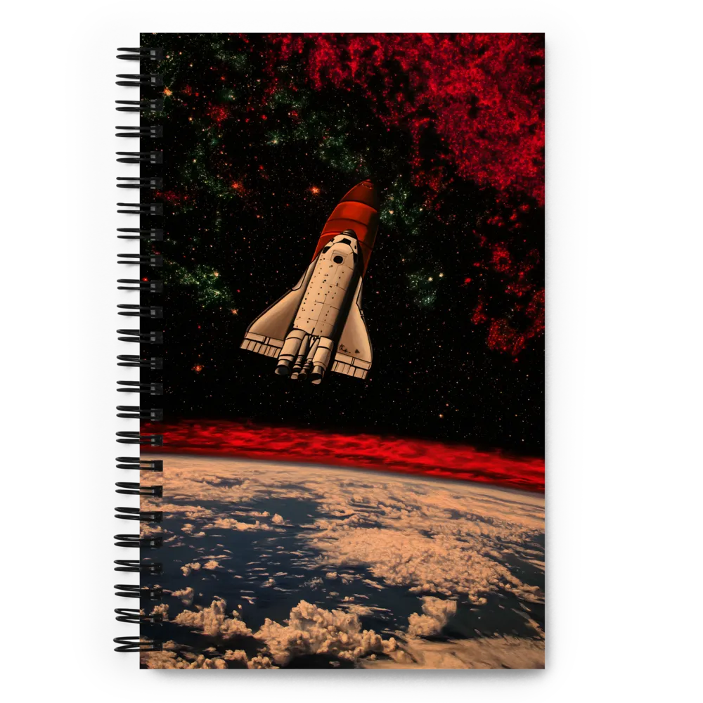 Ascent to the Cosmos | Spiral Notebook