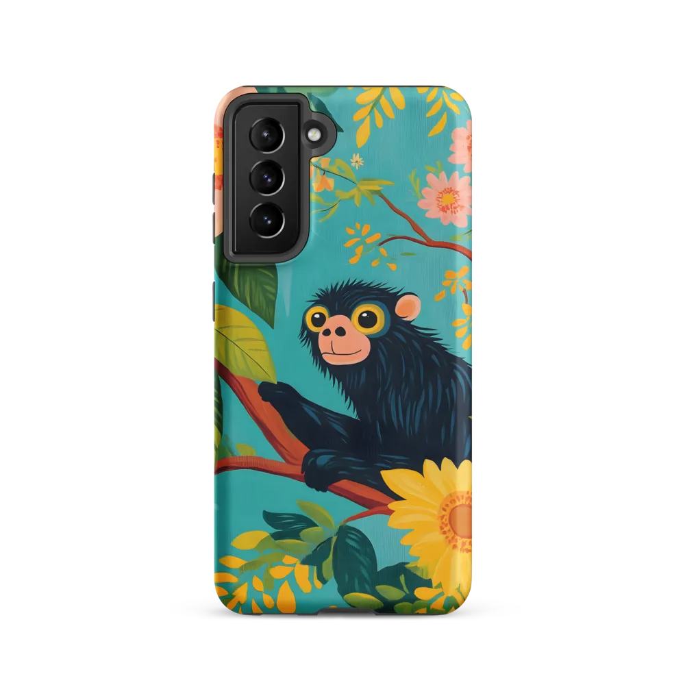 Joyful Encounter in a Floral Paradise