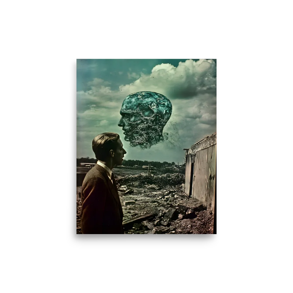 Ethereal Reflections: Identity in a Fragmented World | Poster | 8″×10″