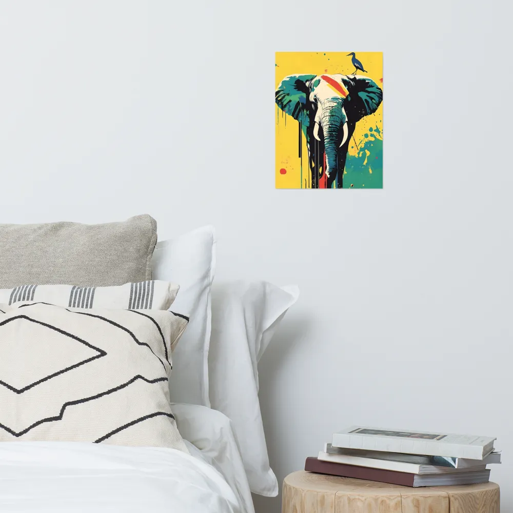 Elegance of the Wild: A Colorful Harmony | Poster | 11″×14″