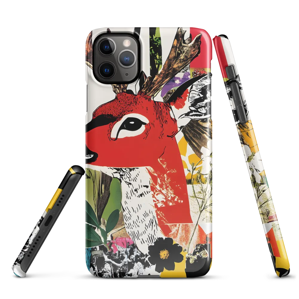 Vibrant Harmony: The Deer in Nature | Phone Case |  11 Pro Max | Snap Case | Glossy