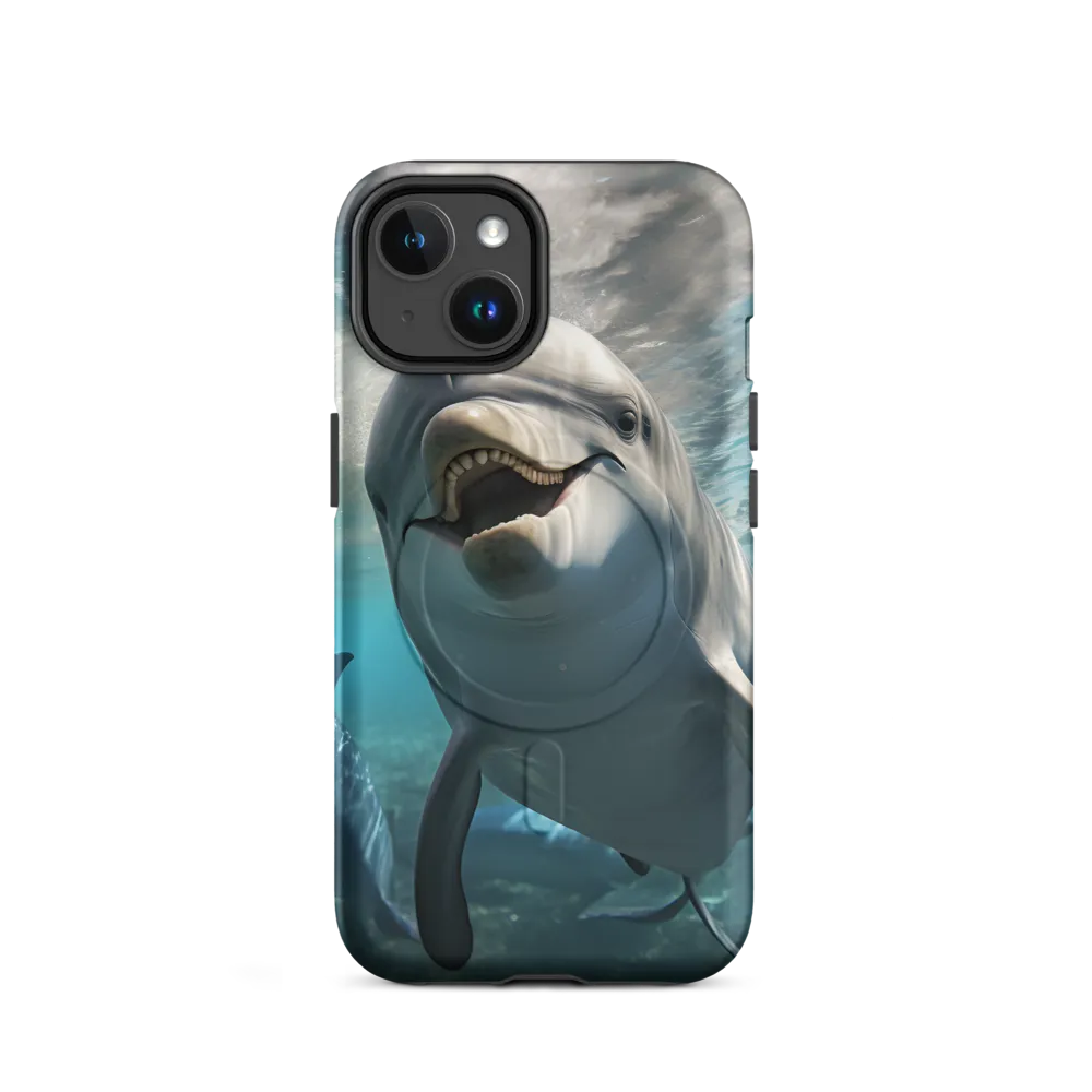 Beneath the Waves: A Dolphin's Dance