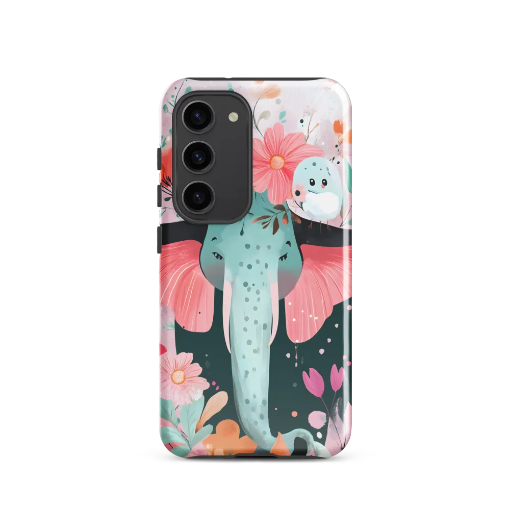 Whimsical Elephant in Bloom